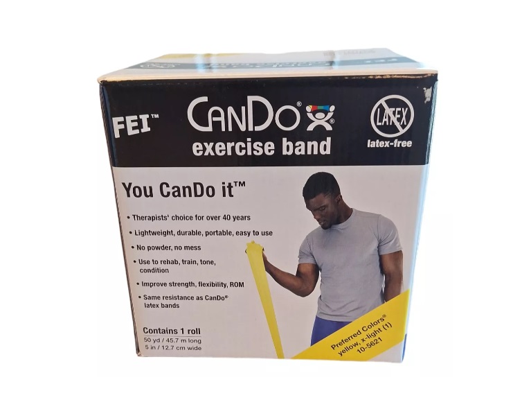 BANDA ELÁSTICA CANDO LIBRE DE LATEX AMARILLA 45.7 MTS AMARILLO - 1