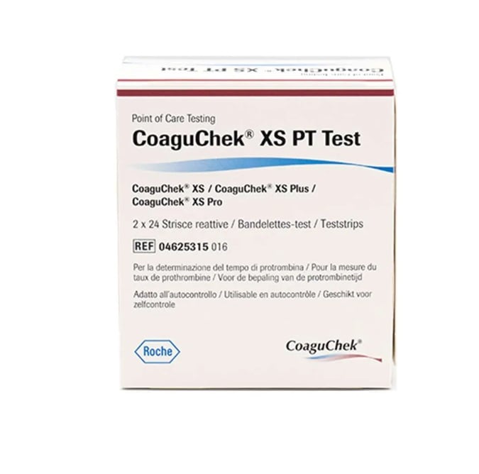 TIRAS REACTIVAS COAGUCHEK XS 2 X 24 UNIDADES - 1