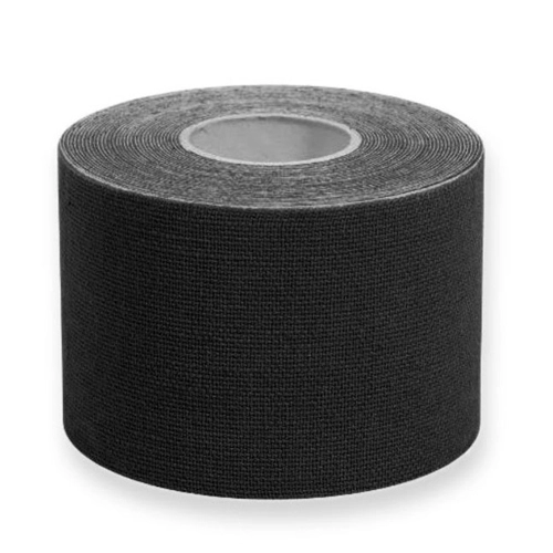 TAPE KINESIOLOGICO SPIDERTECH 4 ROLLOS NEGRO (5 CM X 5 MTS) - 1