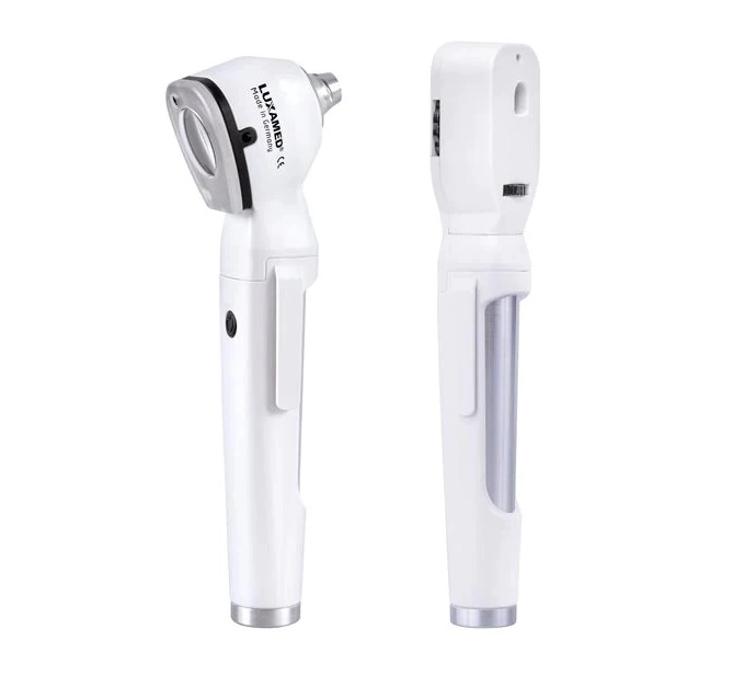 PACK OTOSCOPIO Y OFTALMOSCOPIO LUXAMED 2.5 V BLANCO - 1