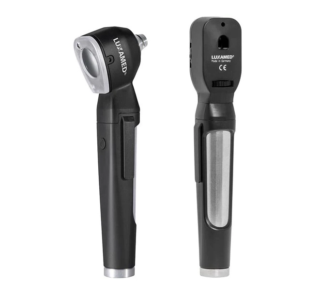 PACK OTOSCOPIO Y OFTALMOSCOPIO LUXAMED 2.5 V NEGRO - 1