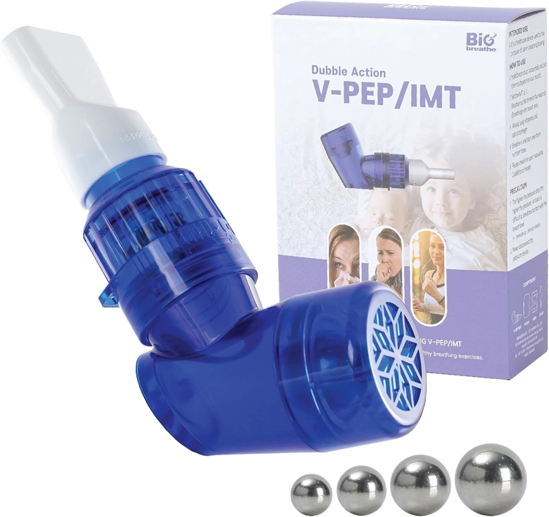 VALVULA EJERCITADOR MUSCULAR RESPIRATORIO V-PEP IMT 3 EN 1 - 1