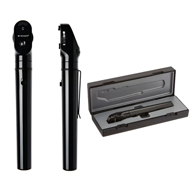 OFTALMOSCOPIO RIESTER E-SCOPE NEGRO LUZ LED 2123-203 - 1