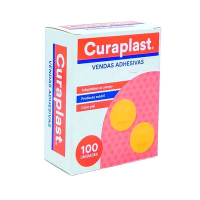 CURAPLAST PARCHE CURITA REDONDO 100 UND - 1