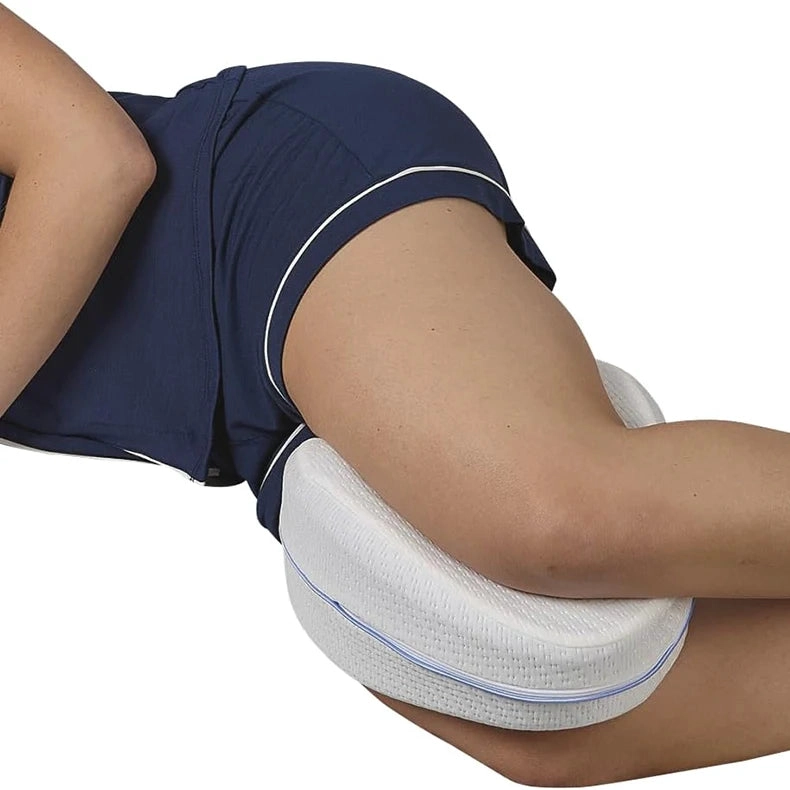 ALMOHADA ERGONOMICA PARA RODILLAS Y PIERNAS DE MEMORY FOAM - 1