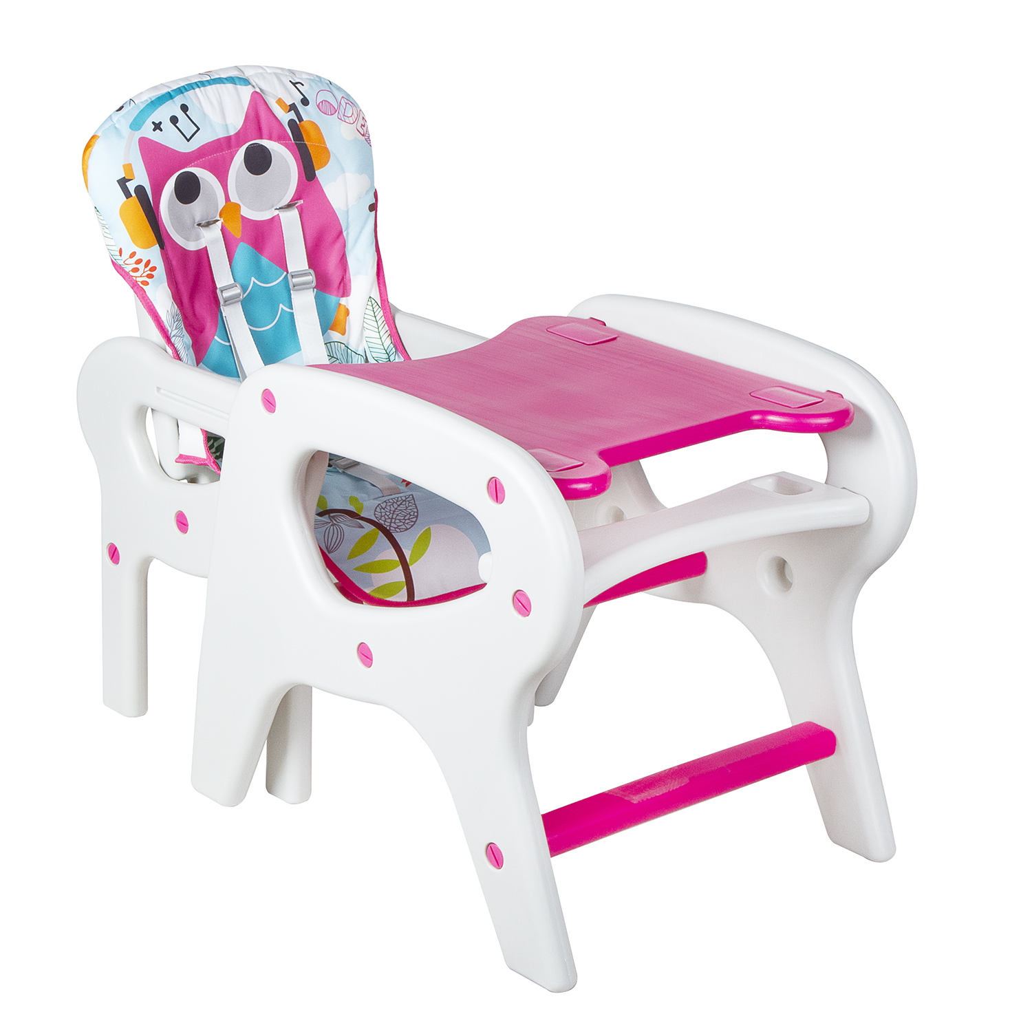 SILLA COMER BBQOOL ESCRITORIO EAT&FUN PINK ROSADO - 2