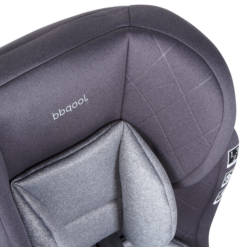 SILLA AUTO BBQOOL BUTACA SAFE ISOFIX GREY GRIS - 7