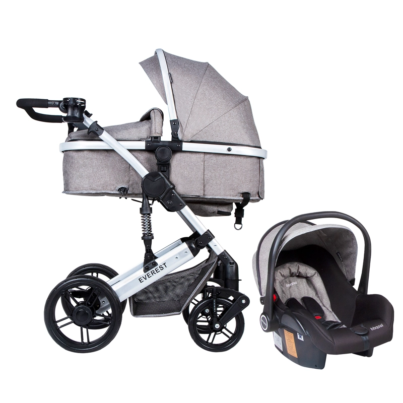 COCHE BBQOOL TRAVEL SYSTEM EVEREST GREY GRIS - 1