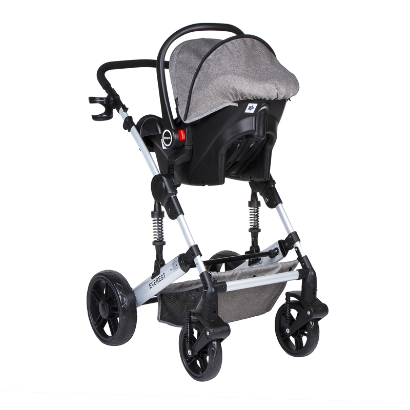 COCHE BBQOOL TRAVEL SYSTEM EVEREST GREY GRIS - 4