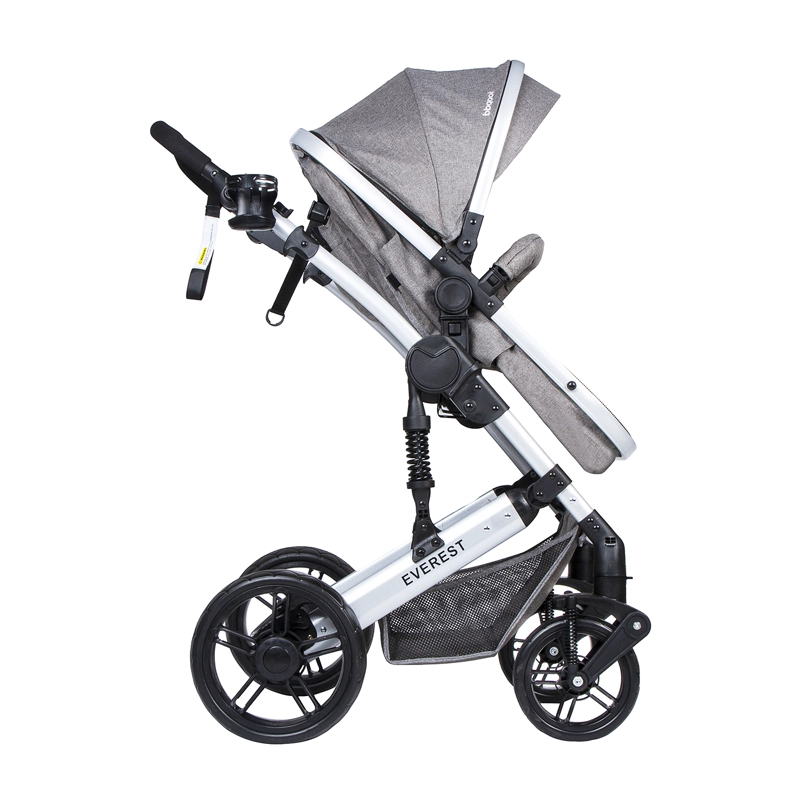 COCHE BBQOOL TRAVEL SYSTEM EVEREST GREY GRIS - 6