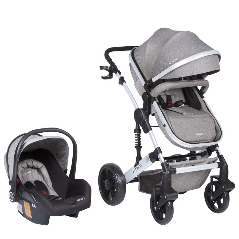 COCHE BBQOOL TRAVEL SYSTEM EVEREST GREY GRIS - 9