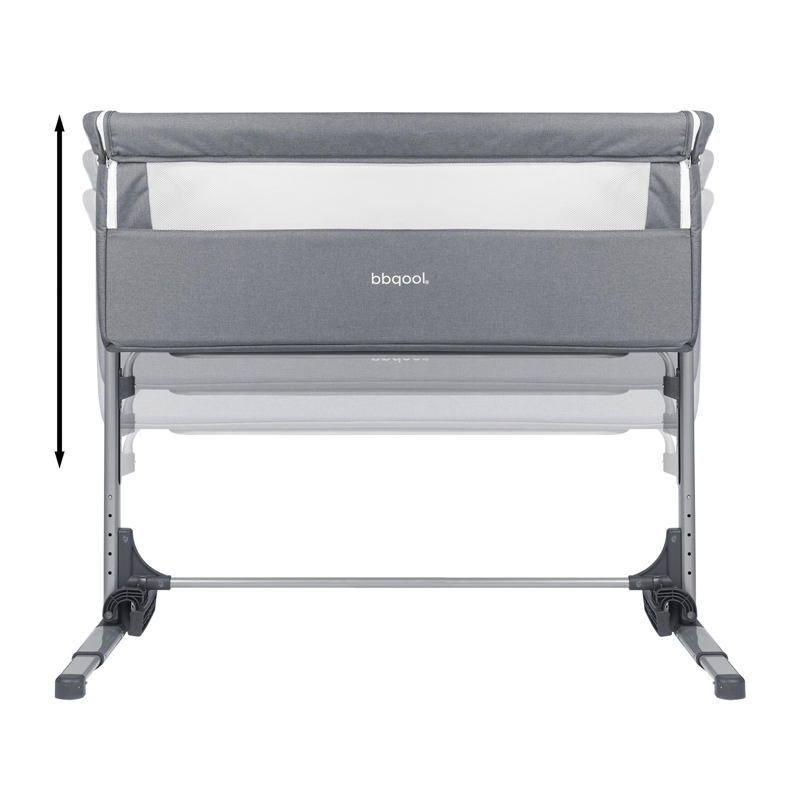 CUNA COLECHO BBQOOL NEXT2US ACERO GRIS - 5
