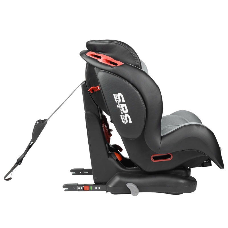 SILLA AUTO BBQOOL BUTACA ARMOR ISOFIX GREY GRIS - 5