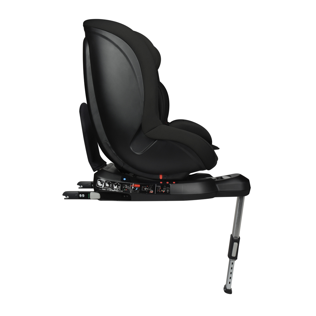 SILLA AUTO BBQOOL CONVERTIBLE I-STORM ISOFIX 360° BLACK NEGRO - 2