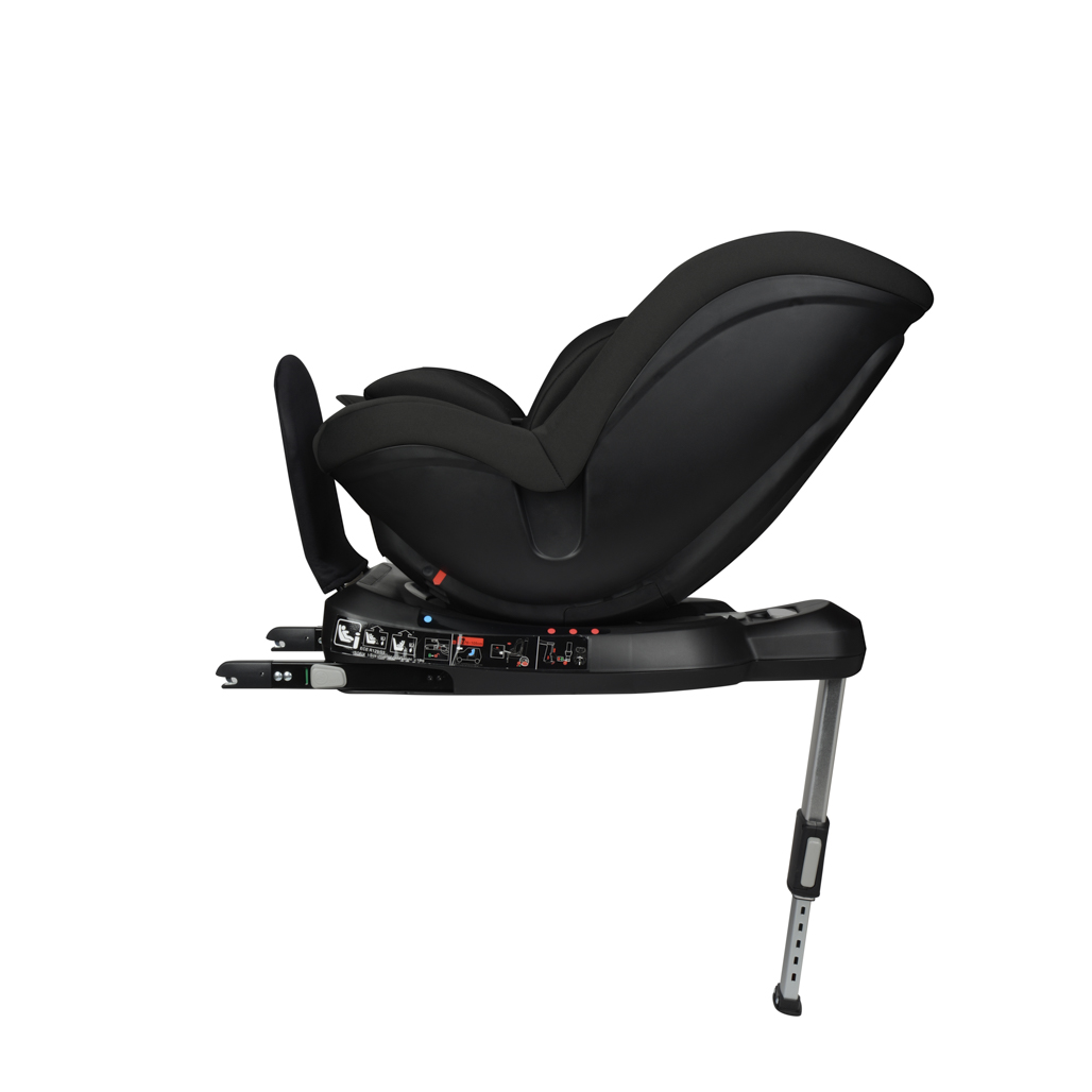SILLA AUTO BBQOOL CONVERTIBLE I-STORM ISOFIX 360° BLACK NEGRO - 5