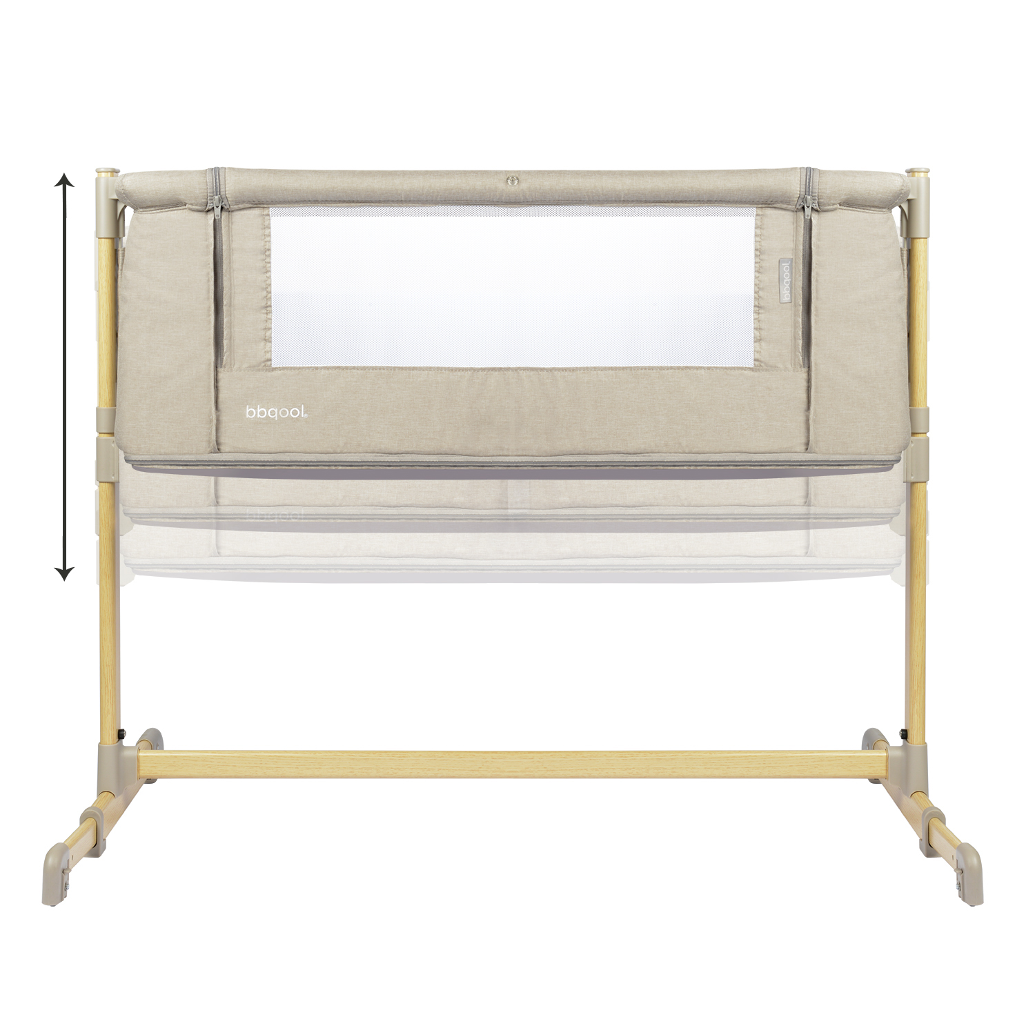CUNA COLECHO BBQOOL AURA ACERO BEIGE - 6
