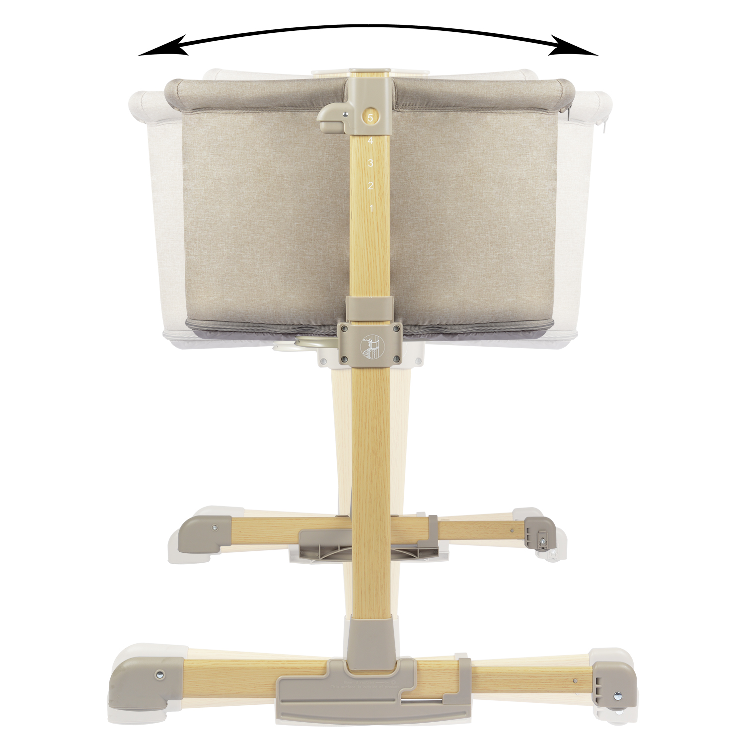 CUNA COLECHO BBQOOL AURA ACERO BEIGE - 8