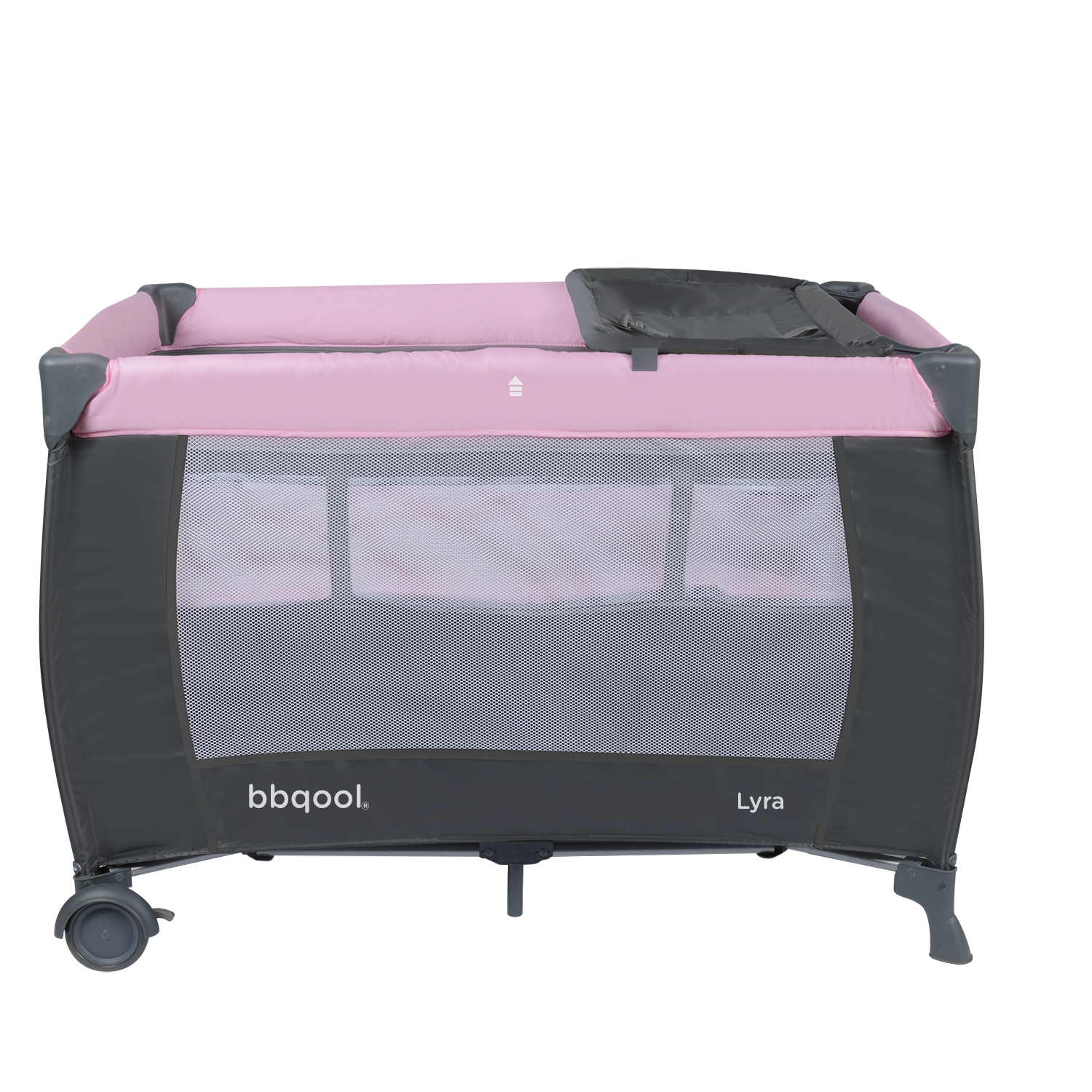 CUNA BBQOOL PLAYARD LYRA PINK ACERO ROSADO - 3