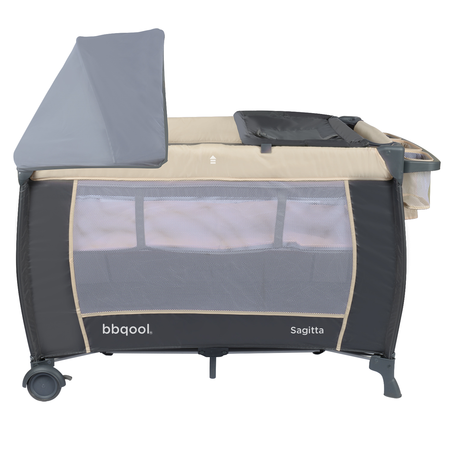CUNA BBQOOL PLAYARD SAGITTA BEIGE ACERO BEIGE - 3
