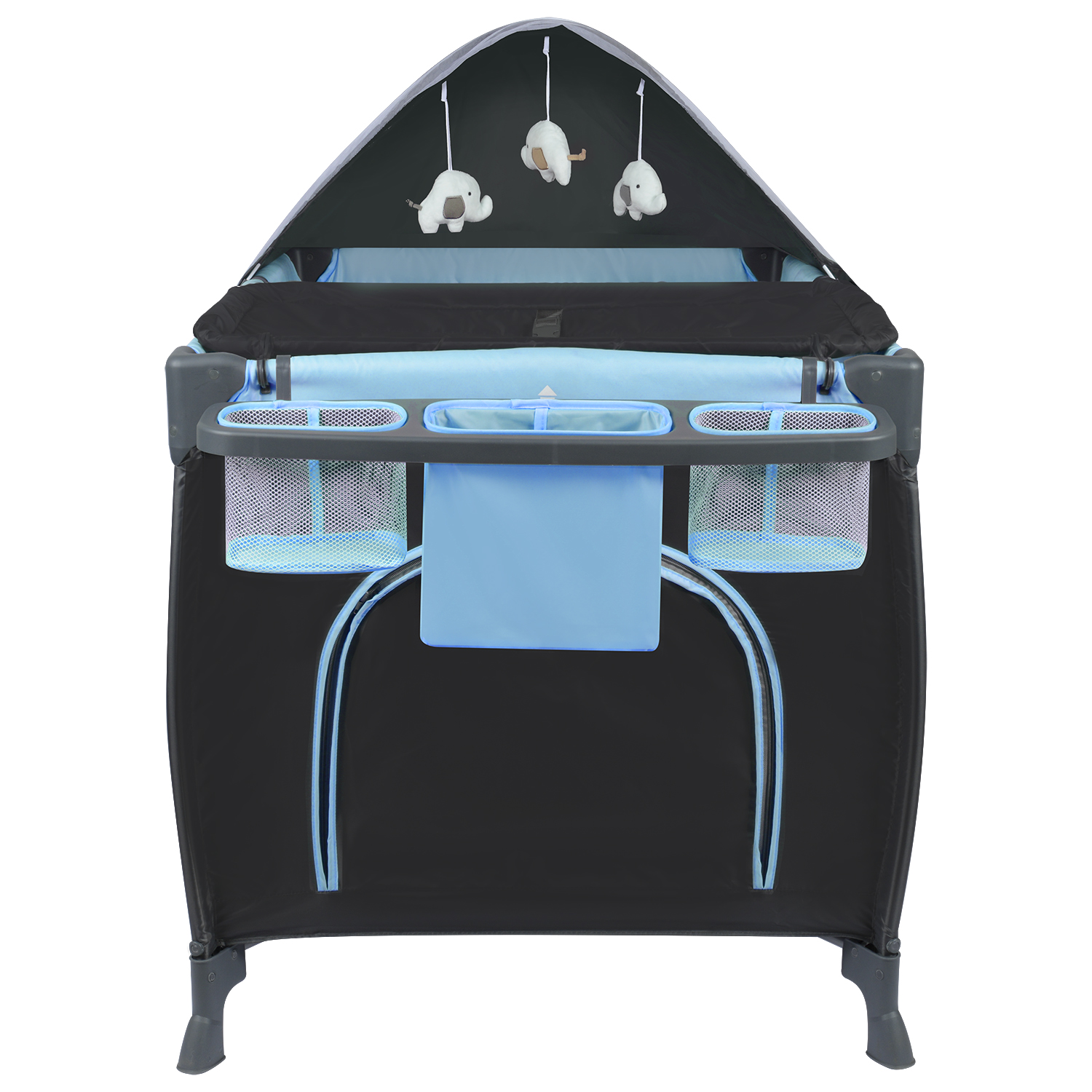 CUNA BBQOOL PLAYARD SAGITTA BLUE ACERO AZUL - 4