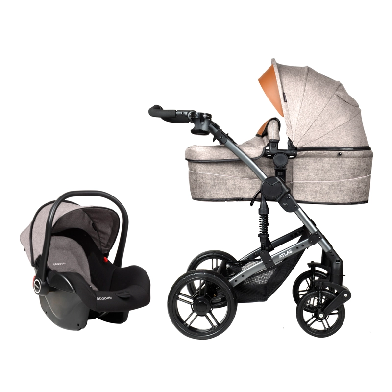 COCHE BBQOOL TRAVEL SYSTEM ATLAS BEIGE - 1