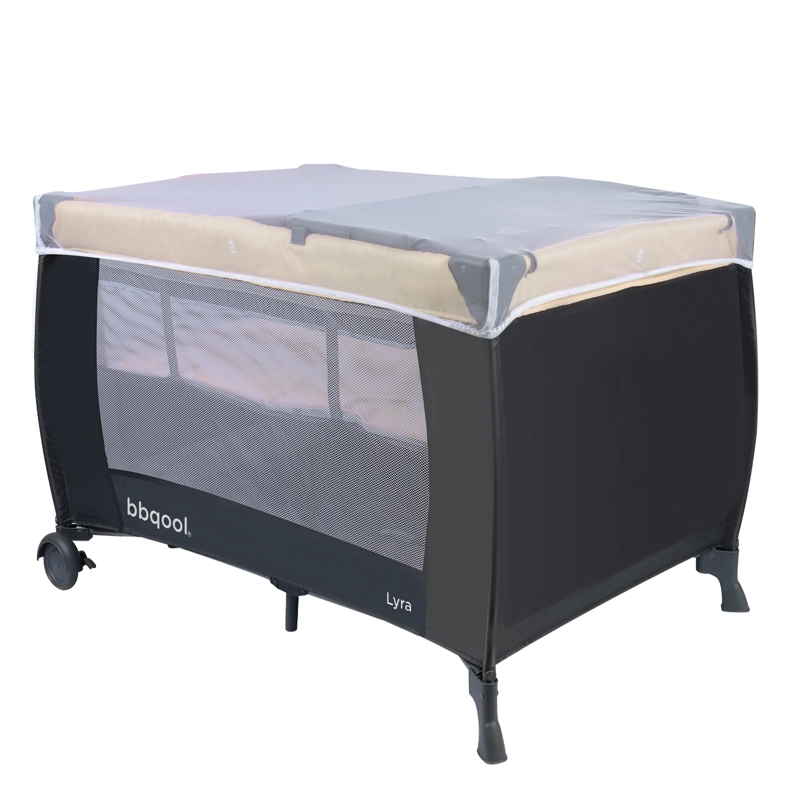 CUNA PLAYARD LYRA BEIGE + COLCHON DE VIAJE PLEGABLE - 3