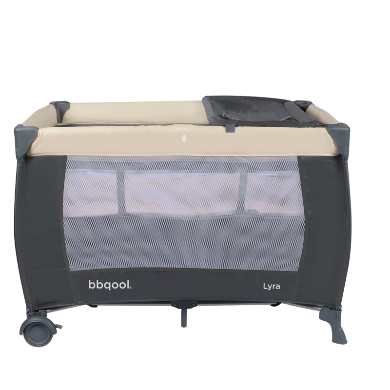 CUNA PLAYARD LYRA BEIGE + COLCHON DE VIAJE PLEGABLE - 4