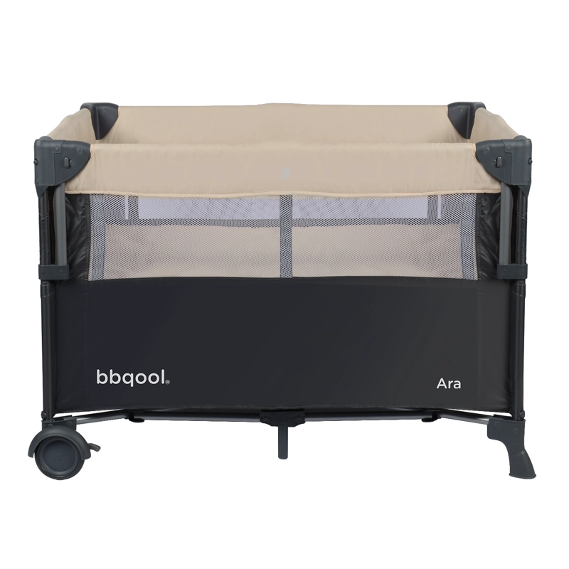 CUNA PLAYARD COLECHO ARA BEIGE + COLCHÓN DE VIAJE PLEGABLE - 5