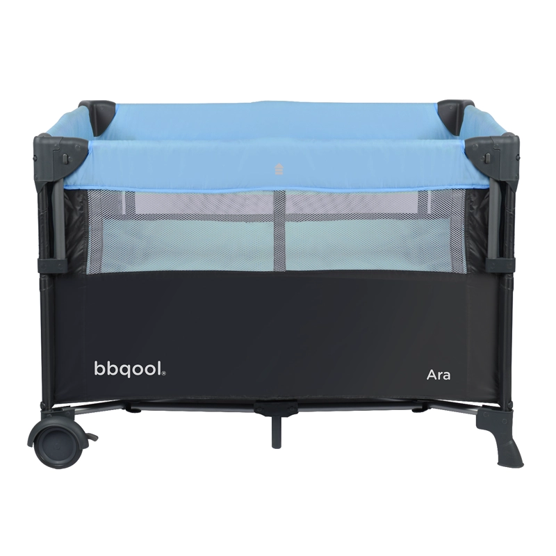 CUNA PLAYARD COLECHO ARA AZUL + COLCHON DE VIAJE PLEGABLE - 5