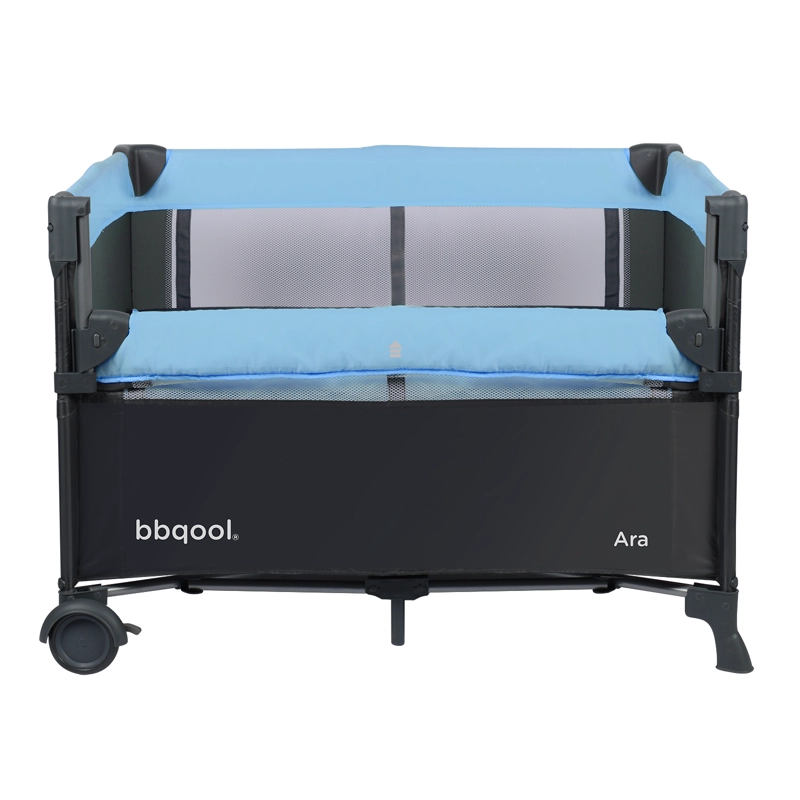 CUNA PLAYARD COLECHO ARA AZUL + COLCHON DE VIAJE PLEGABLE - 6