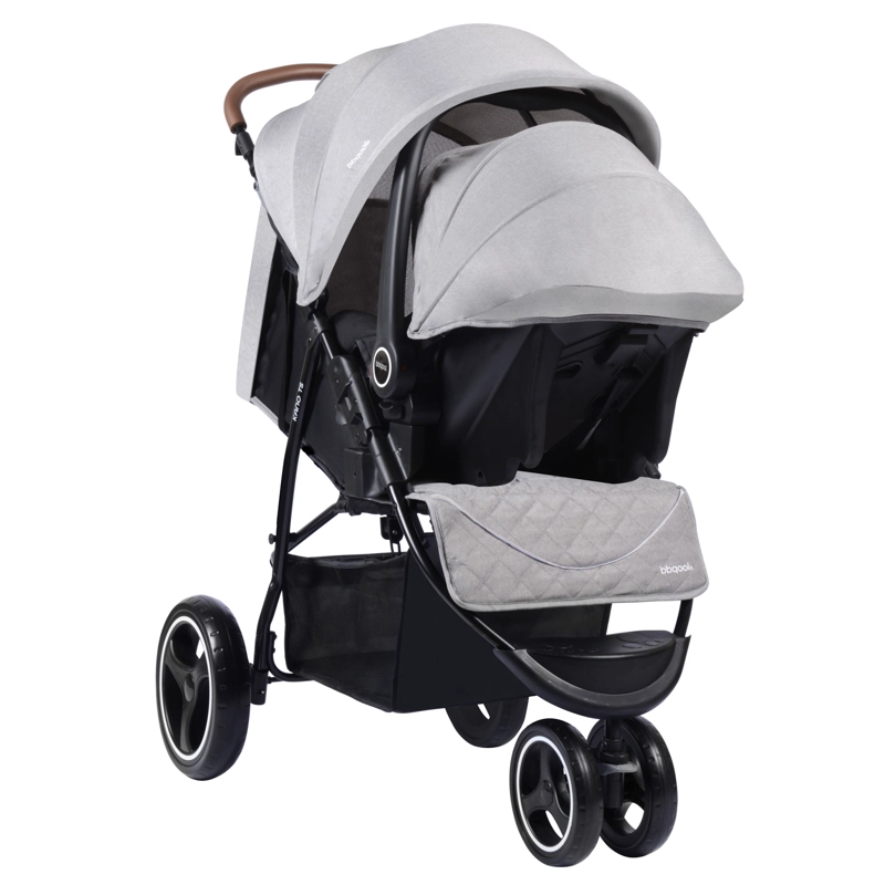 COCHE BBQOOL TRAVEL SYSTEM KANO LIGHT GREY GRIS - 2