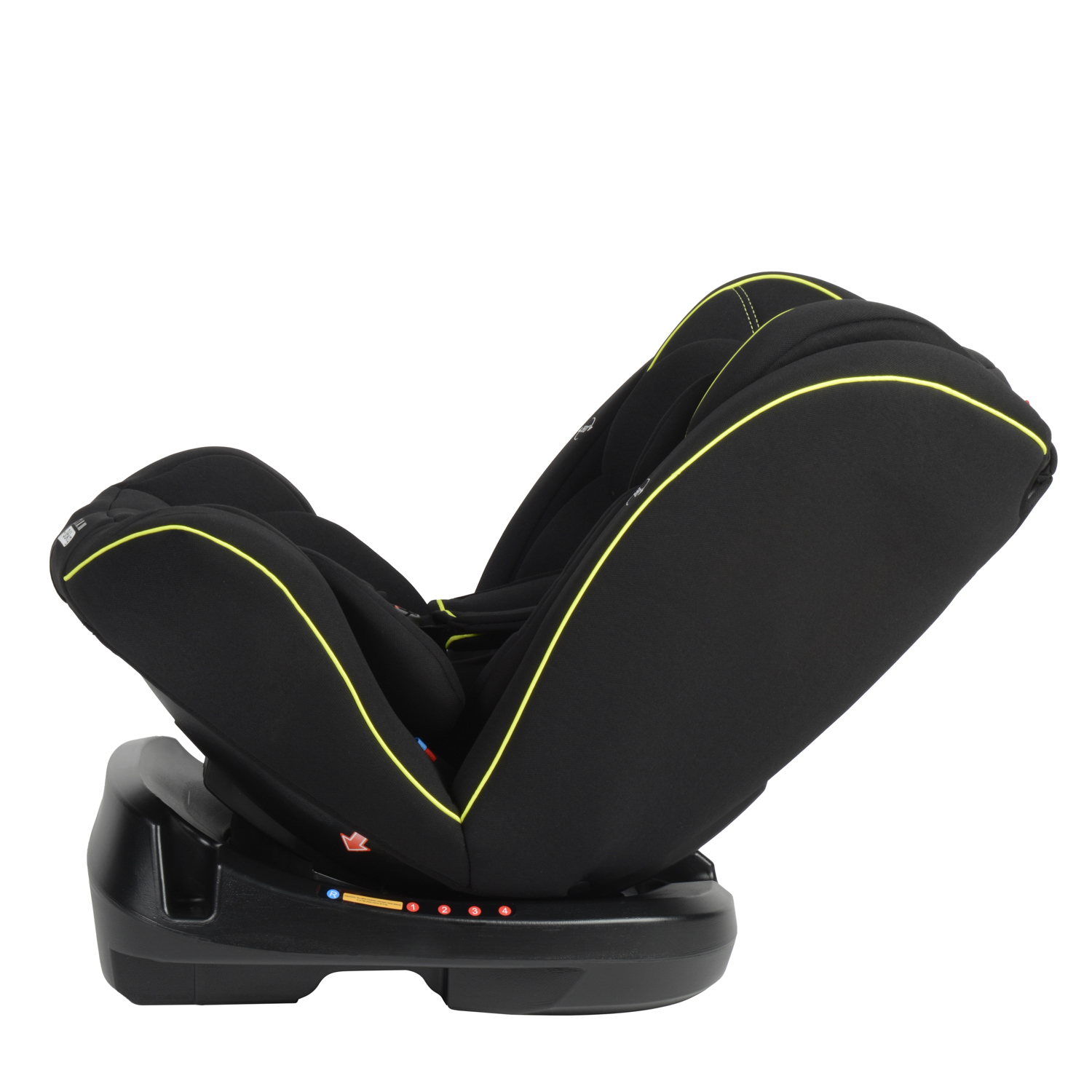 SILLA AUTO BBQOOL CONVERTIBLE APOLO 360° LIME NEGRO - 5