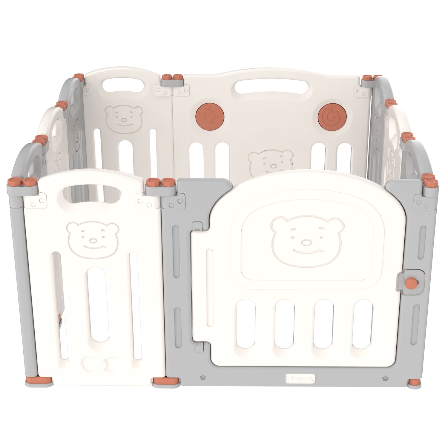CORRAL BBQOOL DIDÁCTICO JUEGOS PLEGABLE TEDDY GREY GRIS - 3