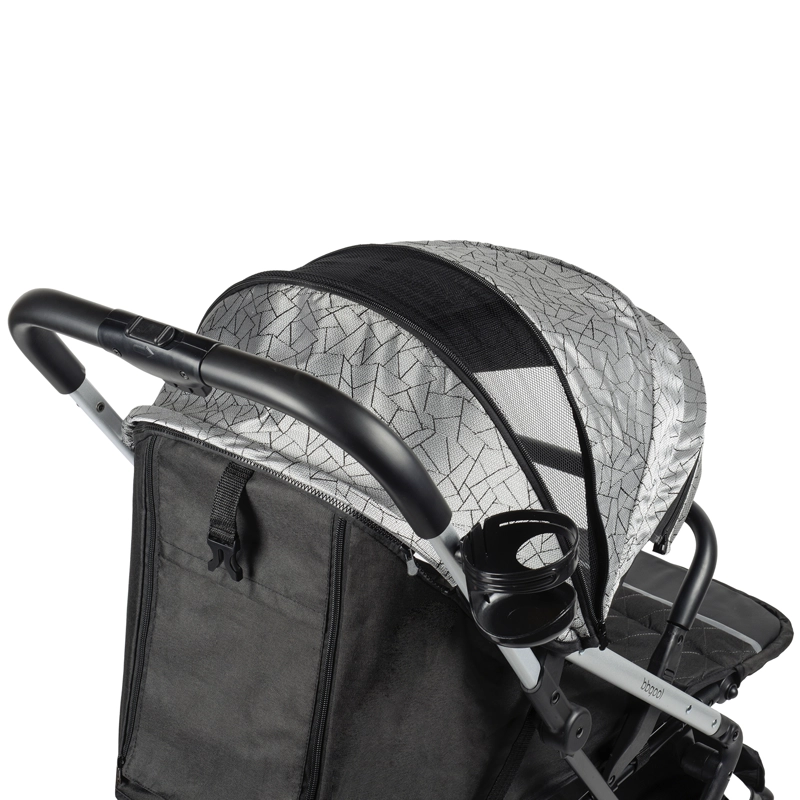 COCHE BBQOOL COMPACTO MINI-RIDE GREY GRIS - 4
