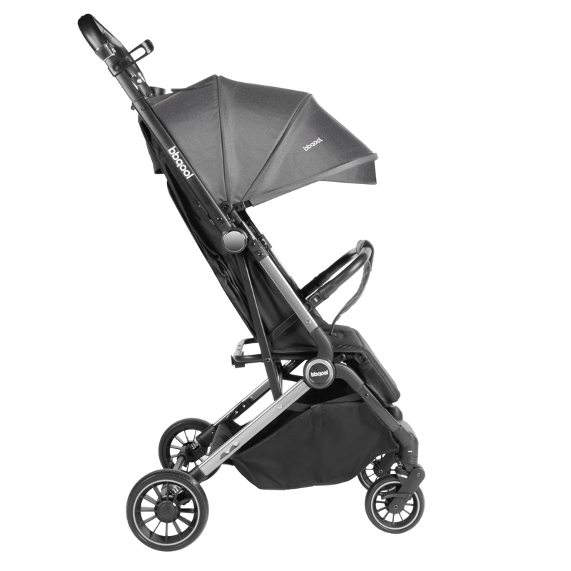 COCHE MALETA COMPACTO REVERSE CROMADO PLATA - 3