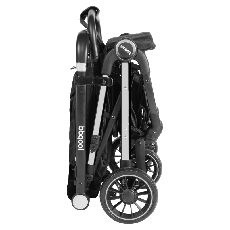 COCHE MALETA COMPACTO REVERSE CROMADO PLATA - 5