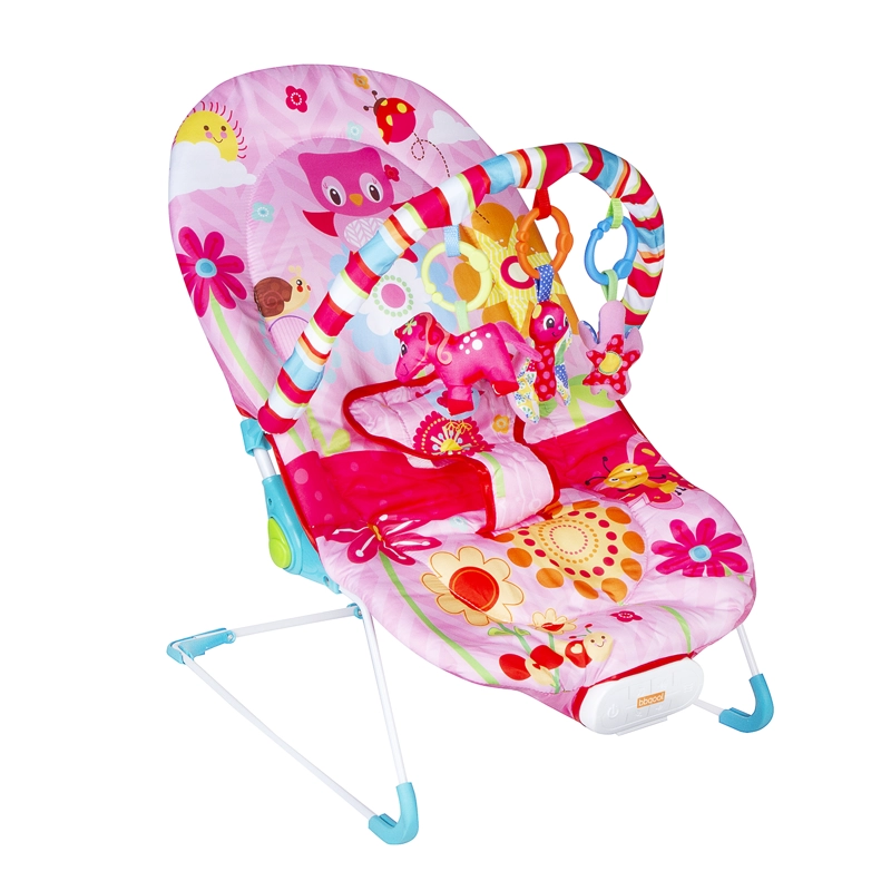 SILLA NIDO BOUNCER OWL ROSADO - 1
