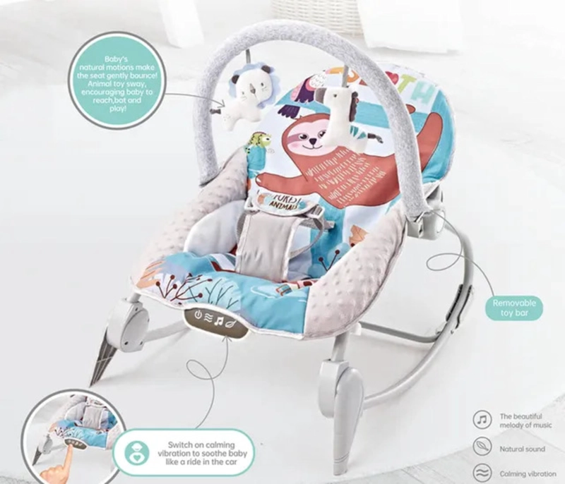 SILLA NIDO MECEDORA ROCKER SLOTH AZUL - 2