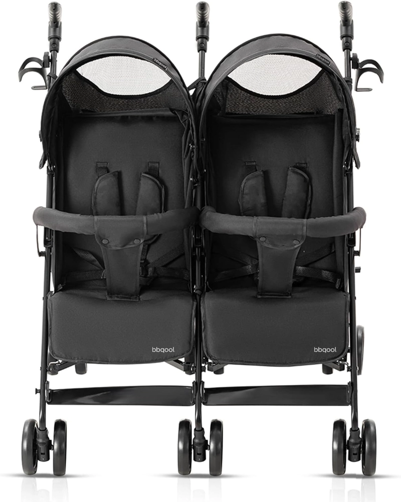 COCHE PARAGUA DOBLE TWIN DARK GREY - 2