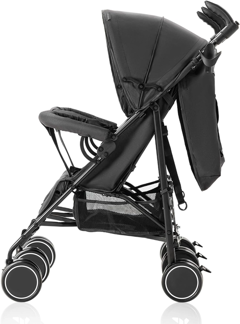 COCHE PARAGUA DOBLE TWIN DARK GREY - 4