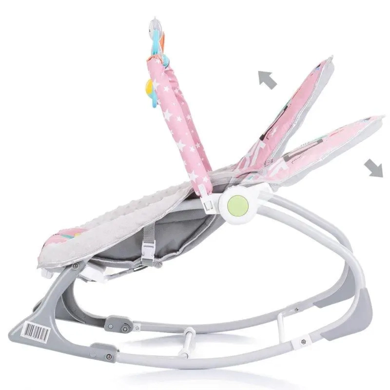 SILLA NIDO MECEDORA ROCKER ROBOT ROSADO - 4