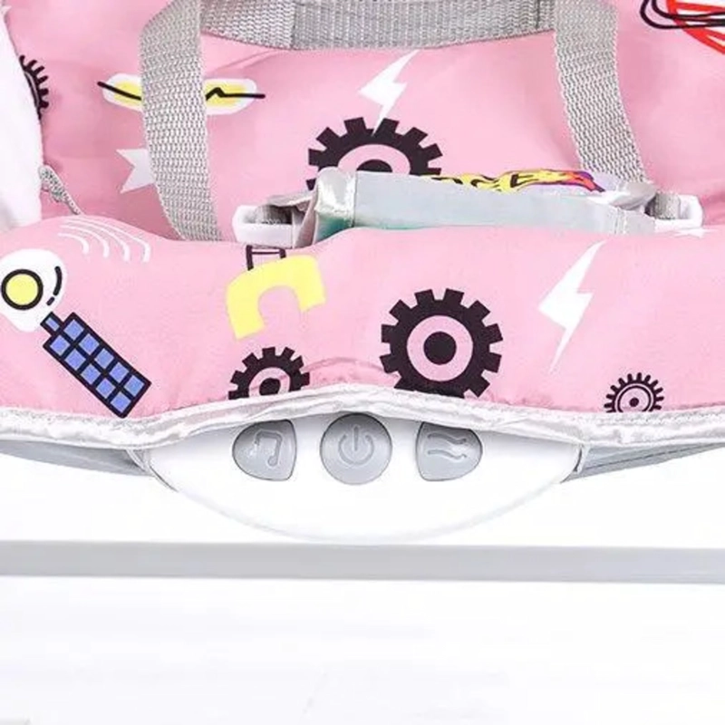 SILLA NIDO MECEDORA ROCKER ROBOT ROSADO - 6