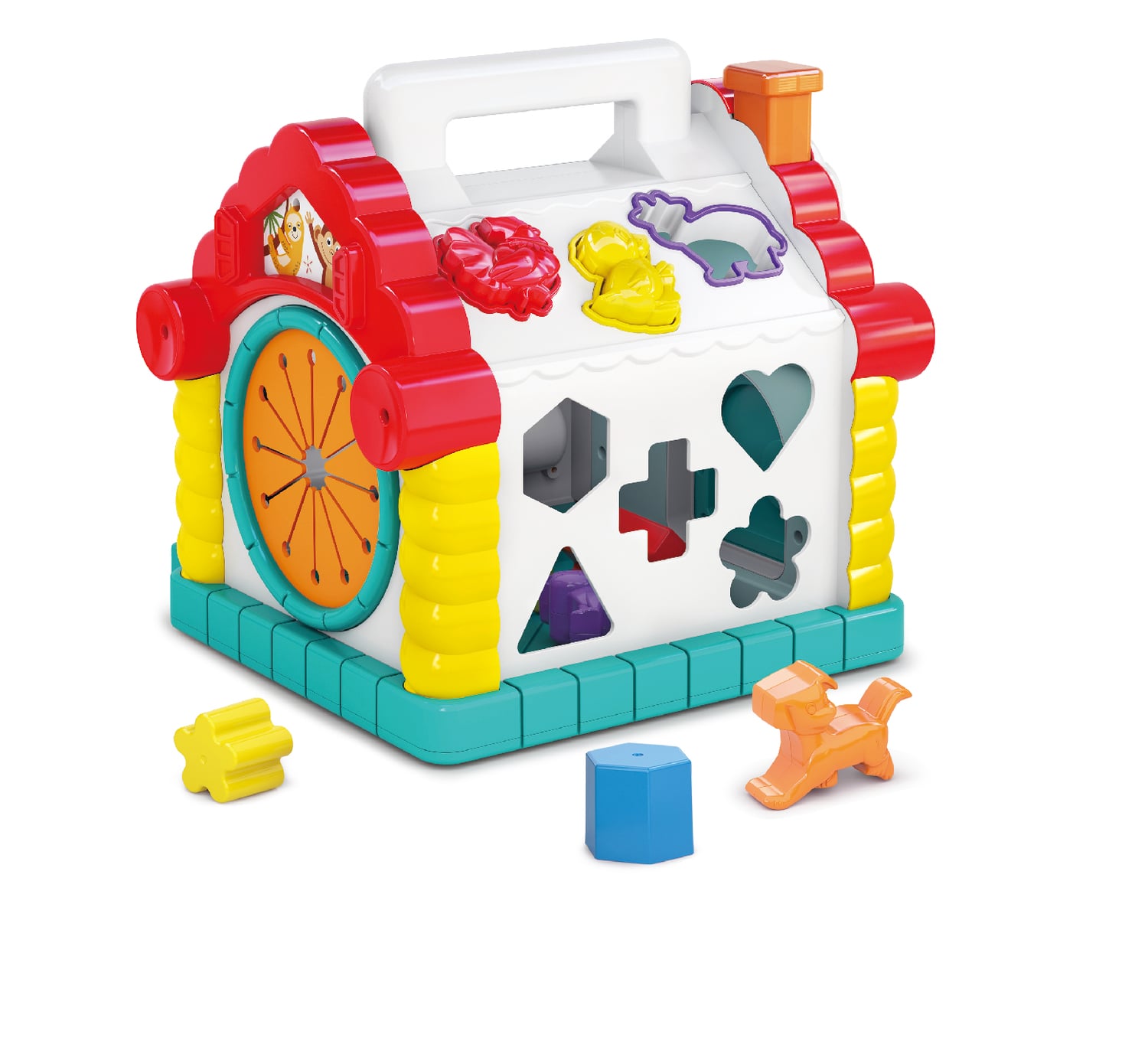 JUGUETE DE ENCAJE MONTESSORI CASITA DE ACTIVIDADES INFANTIL - 2