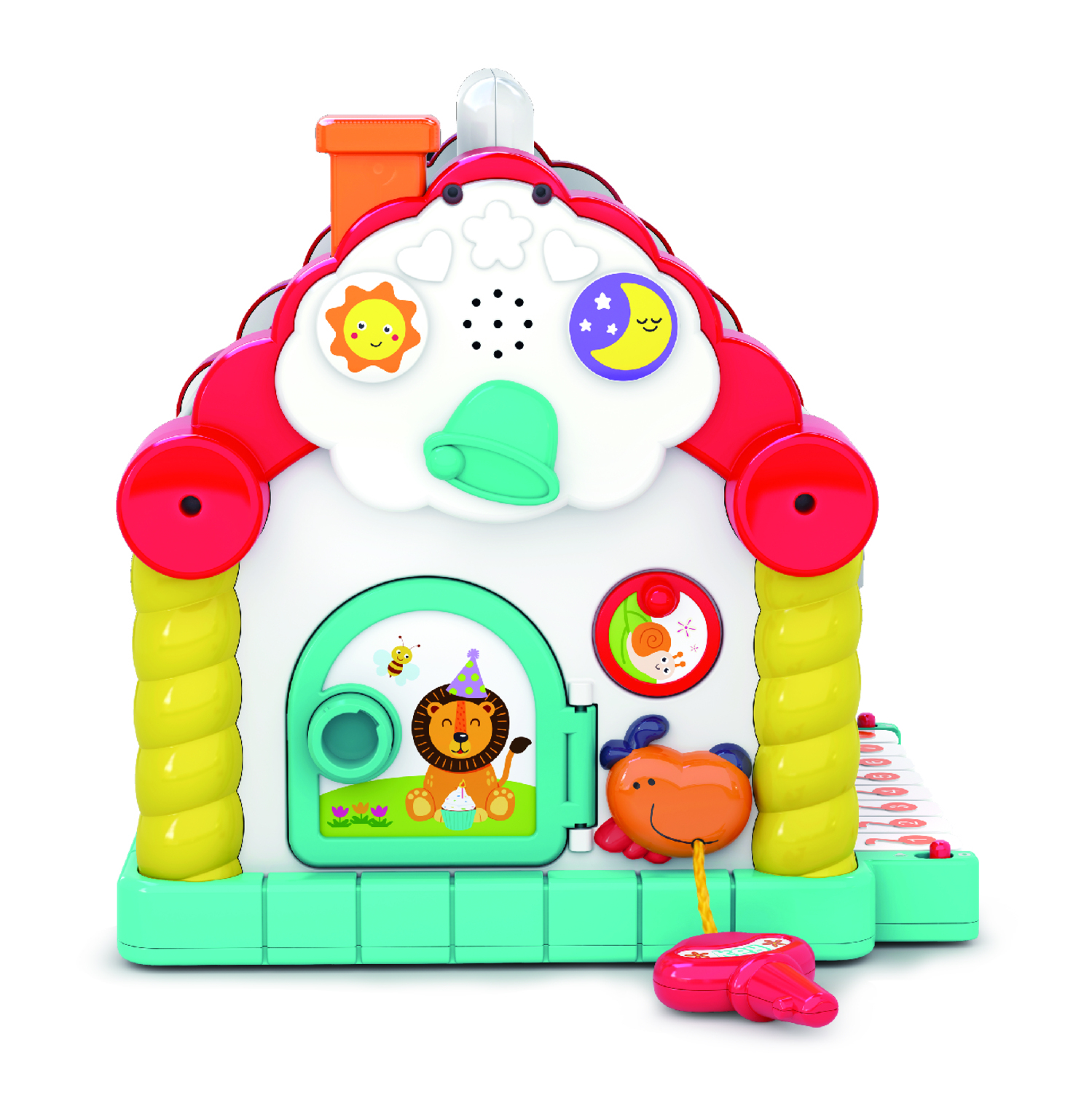 JUGUETE DE ENCAJE MONTESSORI CASITA DE ACTIVIDADES INFANTIL - 4