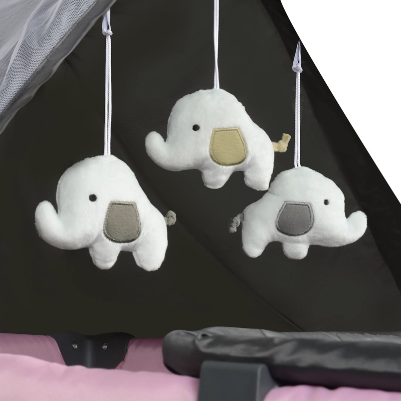 CUNA PLAYARD SAGITTA ROSADO + COLCHON DE ESPUMA - 9