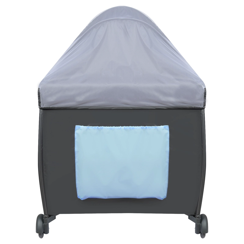 CUNA PLAYARD SAGITTA AZUL + COLCHON DE ESPUMA - 6
