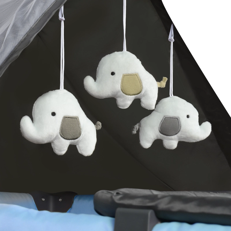 CUNA PLAYARD SAGITTA AZUL + COLCHON DE ESPUMA - 9