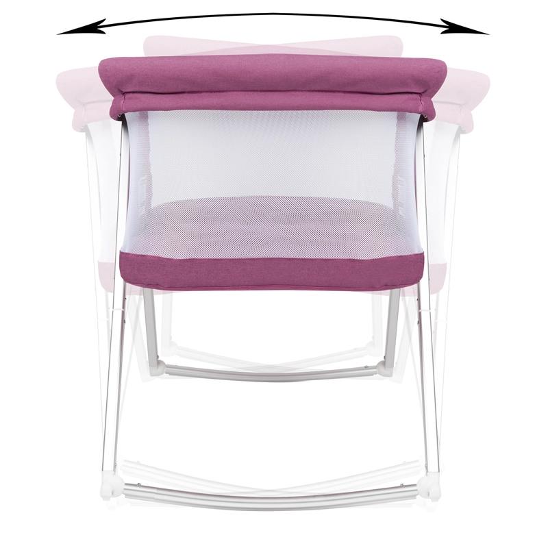CUNA MOISE S PORTATIL DREAMS ROSADO + COLCHON - 4