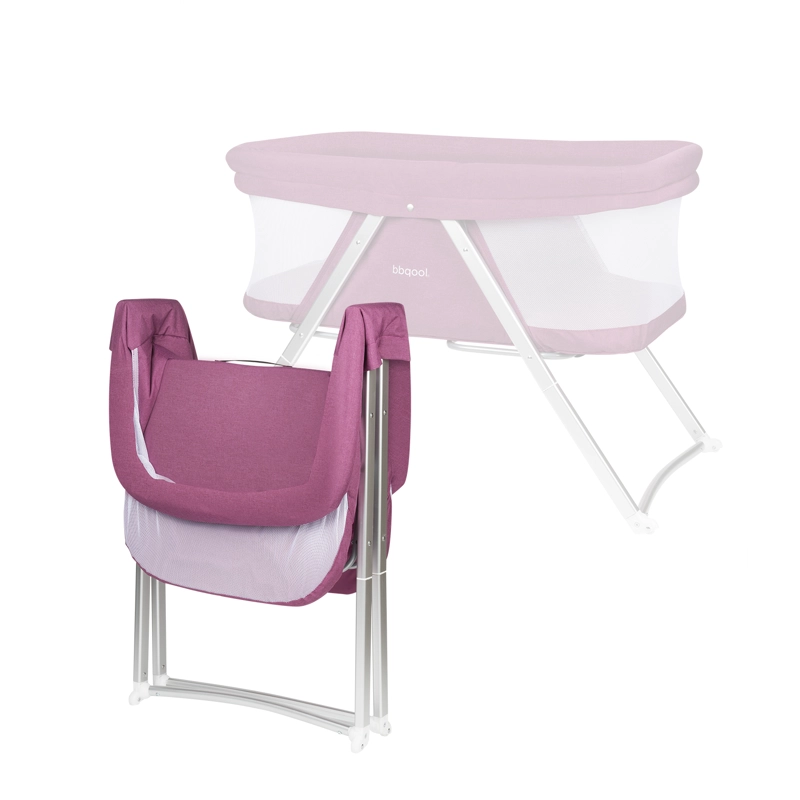 CUNA MOISE S PORTATIL DREAMS ROSADO + COLCHON - 7
