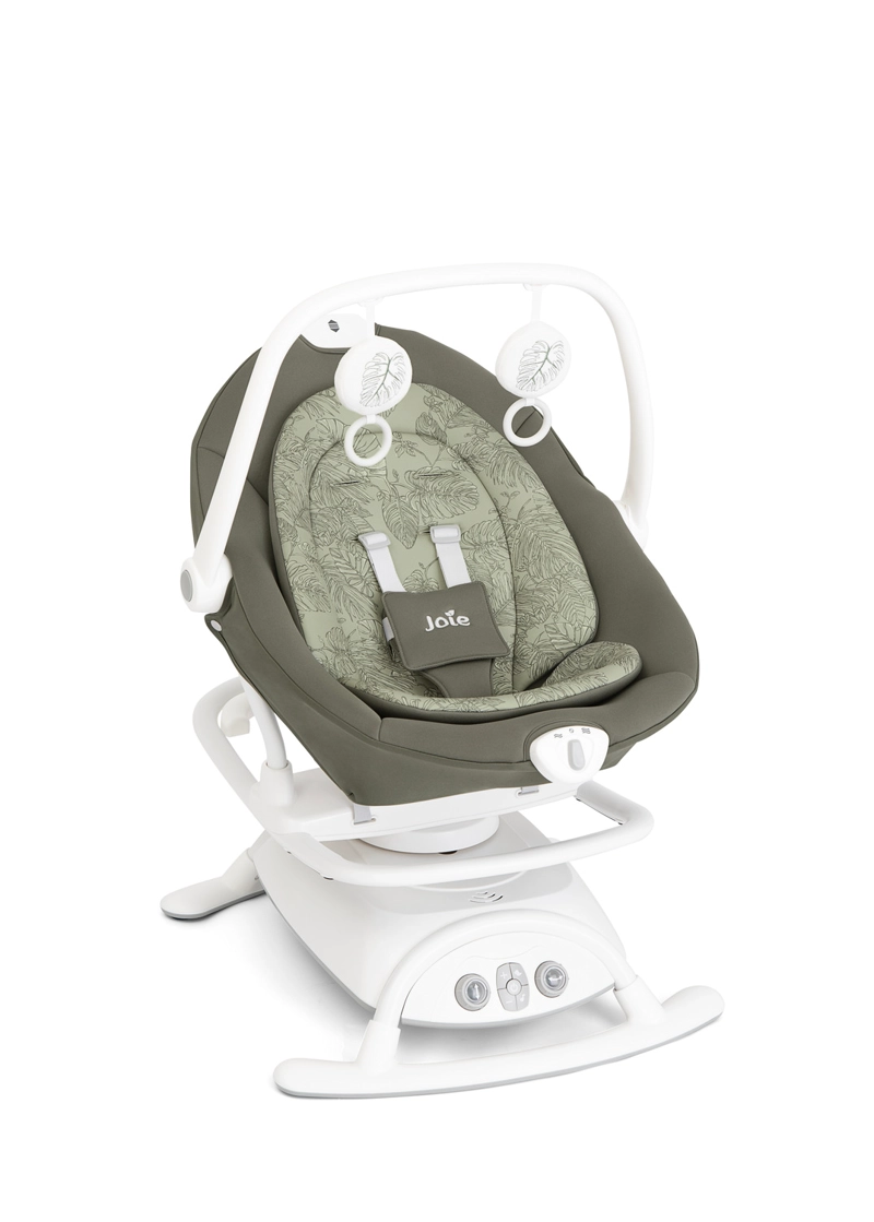 SILLA NIDO MECEDORA BALANCIN ELECTRONICA SANSA 2IN1 PALMS - 1